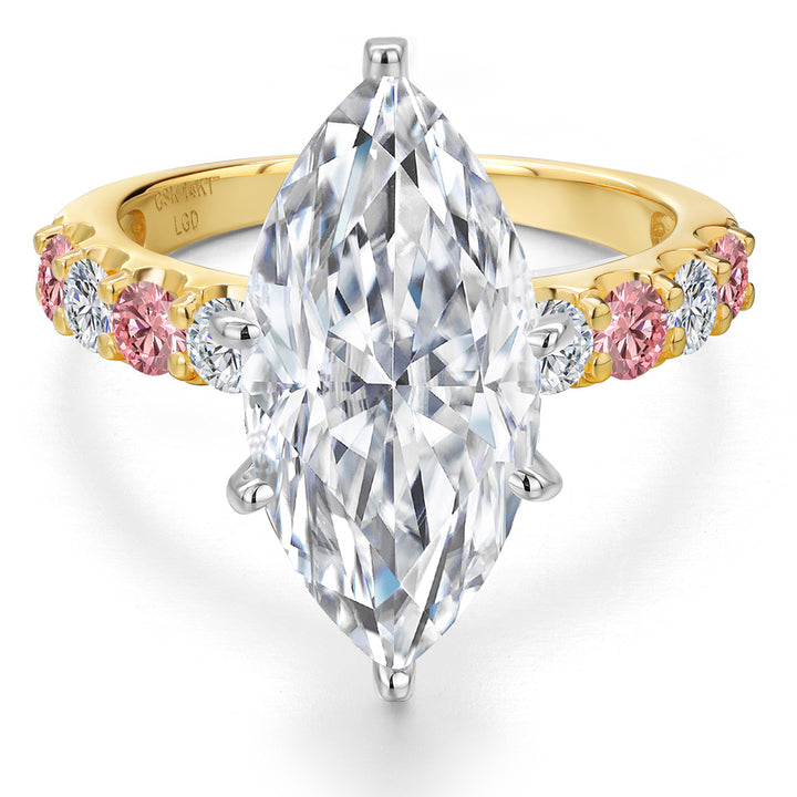Ring in 14K Two Tone Gold