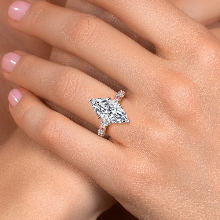 Ring in 14K Two Tone Gold