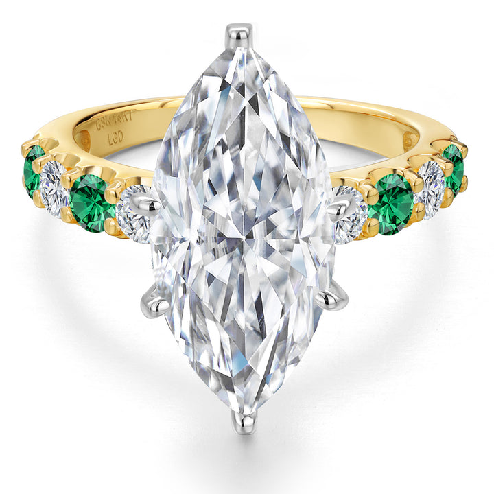Ring in 14K Two Tone Gold