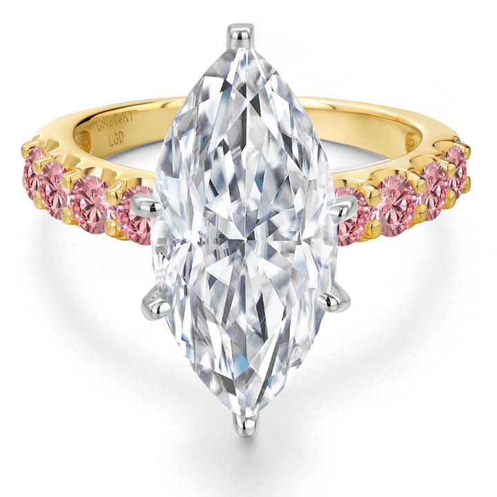 Ring in 14K Two Tone Gold