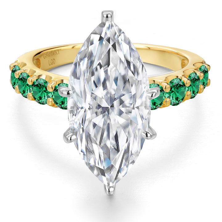 Ring in 14K Two Tone Gold