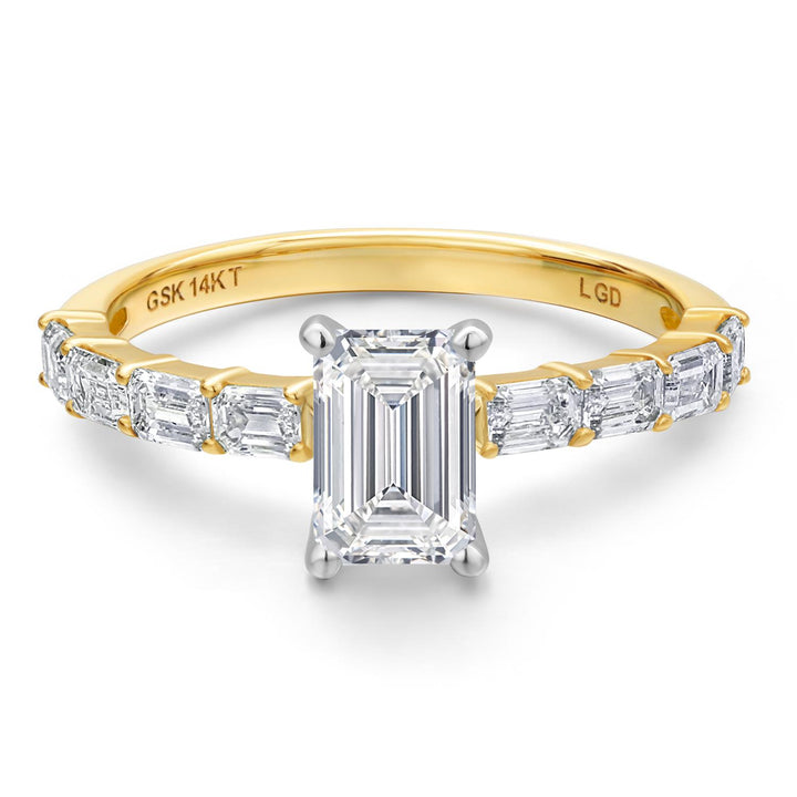 Ring in 14K Two Tone Gold