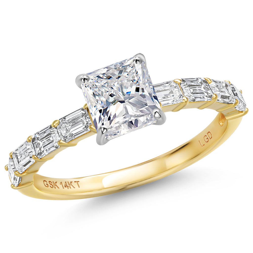 Center 1.5ct_8_Ring in 14K Two Tone Gold