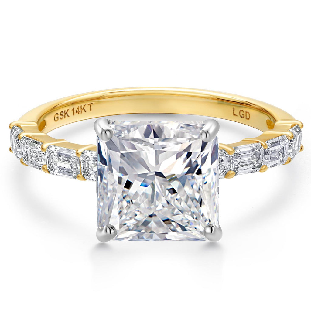 Center 5ct_Ring in 14K Two Tone Gold