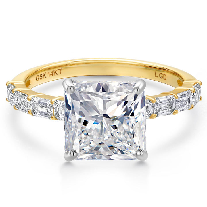 Center 5ct_Ring in 14K Two Tone Gold