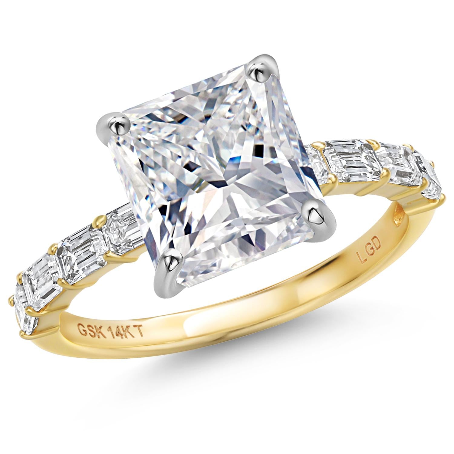 Center 5ct_5_Ring in 14K Two Tone Gold