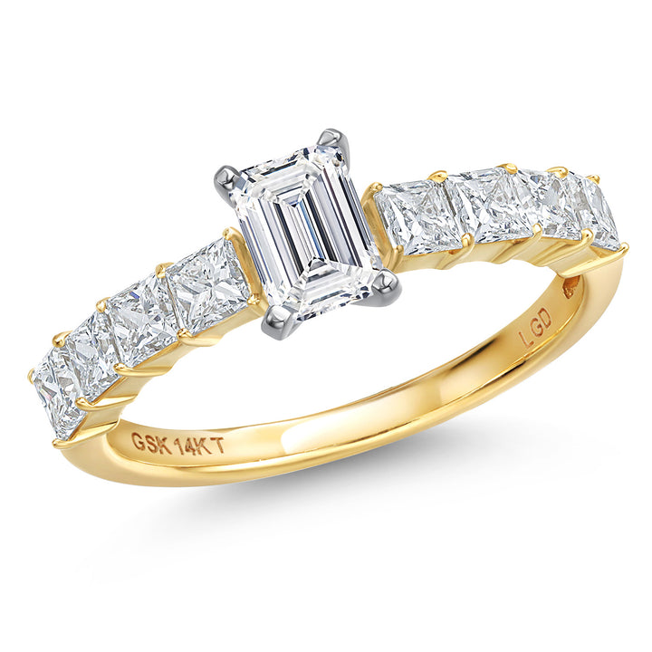 Center 0.75ct_6_Ring in 14K Two Tone Gold
