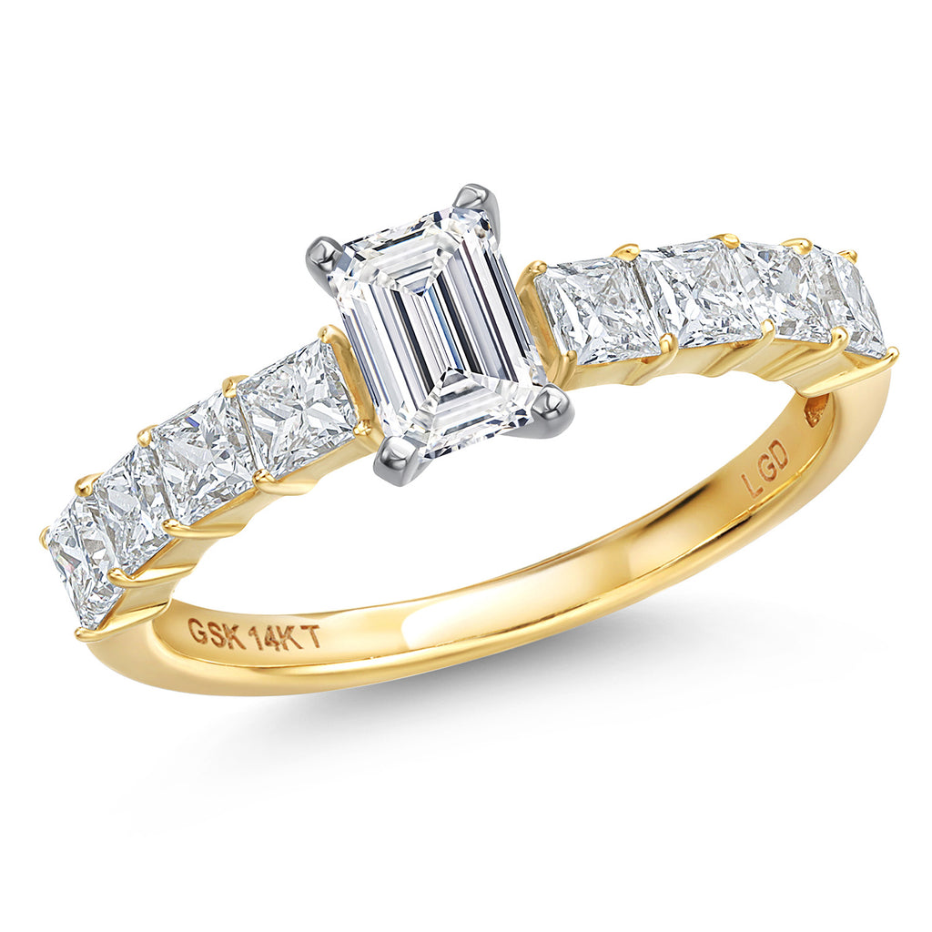 Center 0.75ct_7_Ring in 14K Two Tone Gold