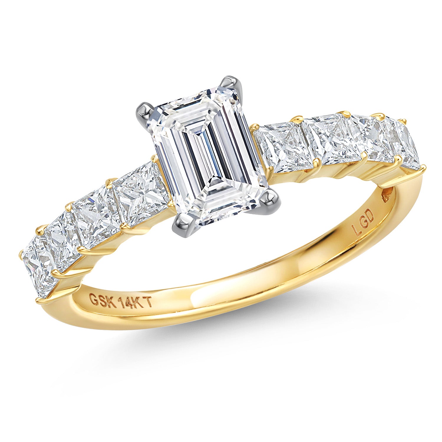 Center 1.5ct_7_Ring in 14K Two Tone Gold