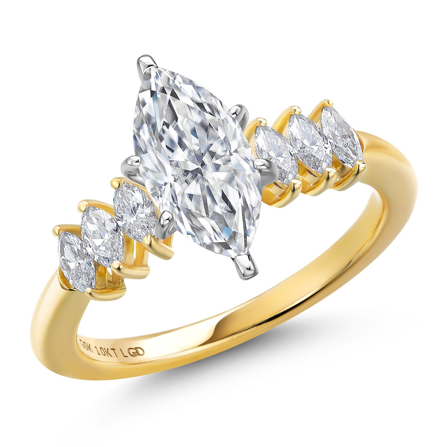 Center 1.5ct_6_Ring in 14K Two Tone Gold