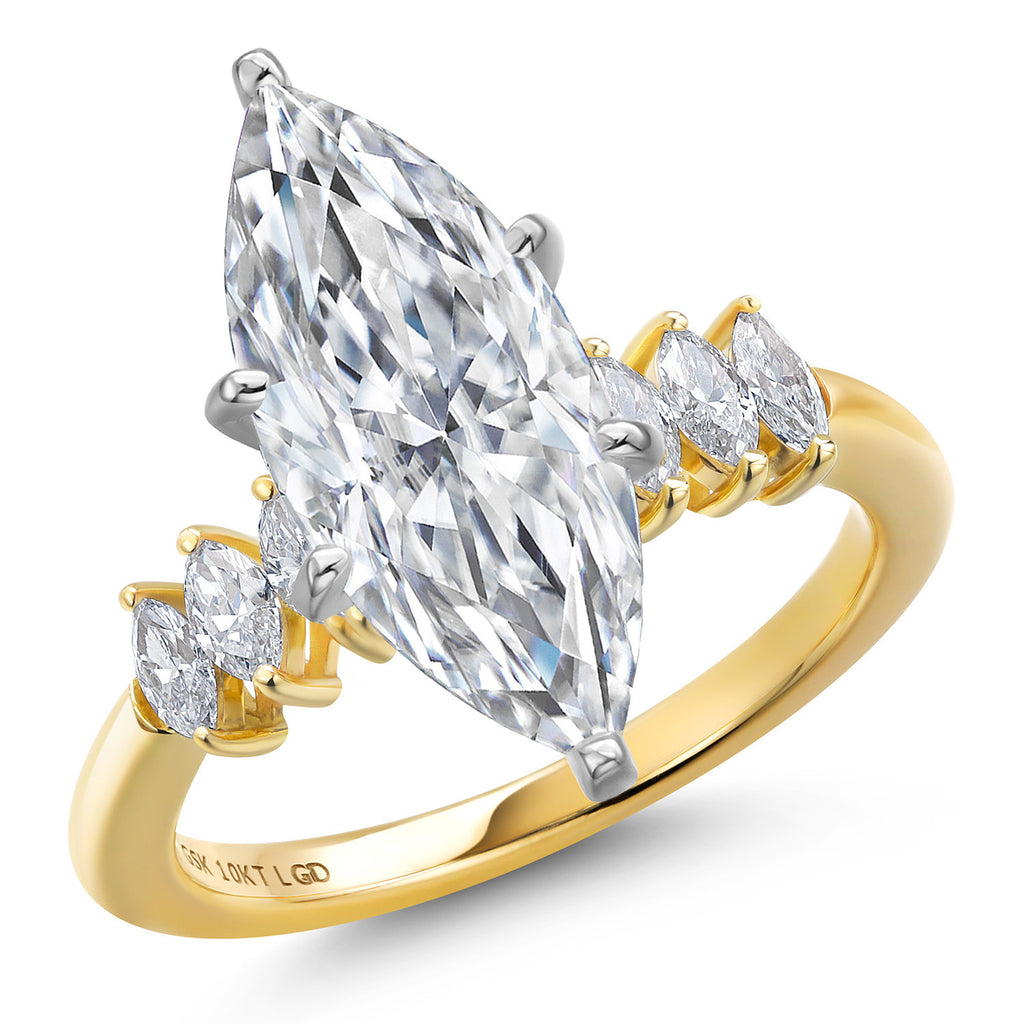Center 4ct_9_Ring in 14K Two Tone Gold
