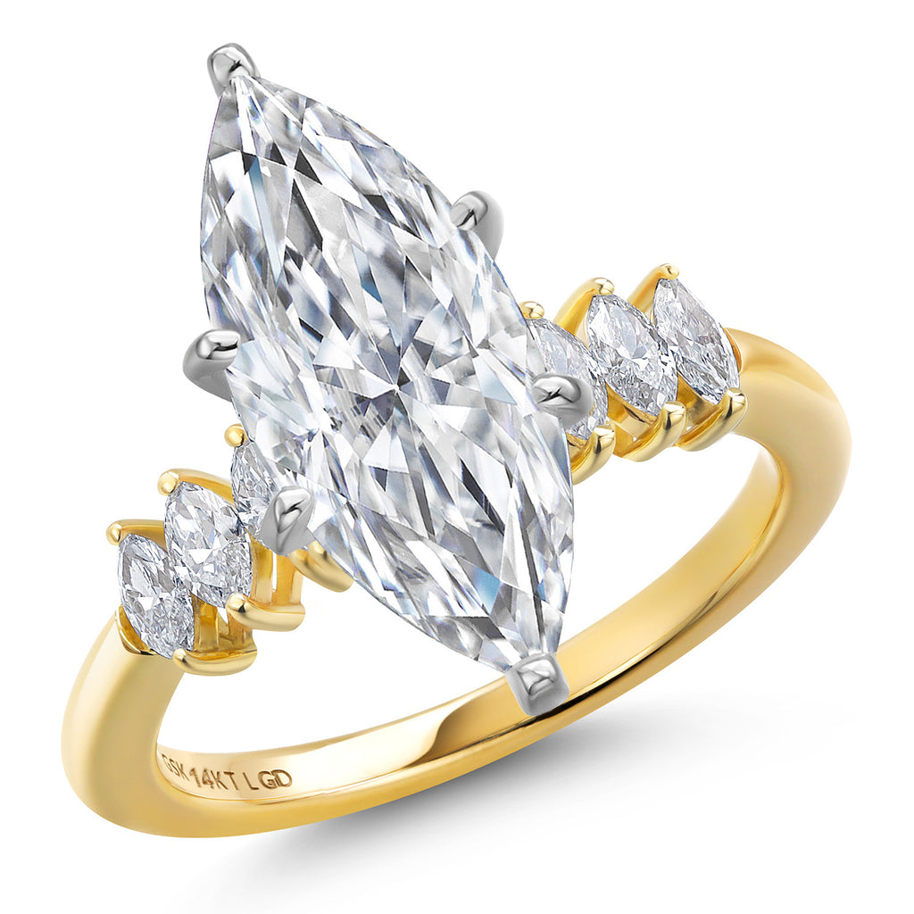 Center 4ct_9_Ring in 14K Two Tone Gold