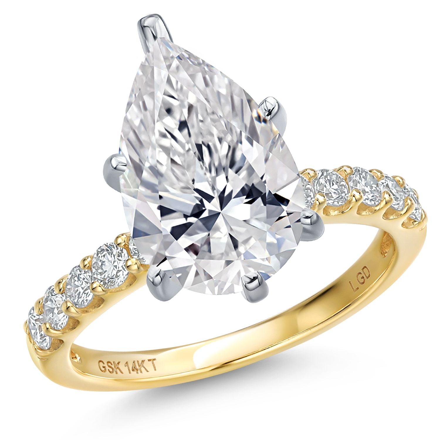 E - F_Center 5ct_Ring in 14K Two Tone Gold