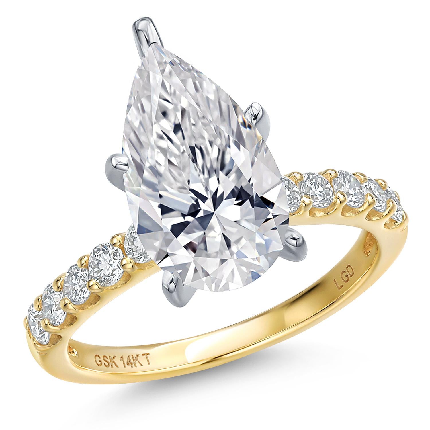 E - F_Center 5ct_Ring in 14K Two Tone Gold