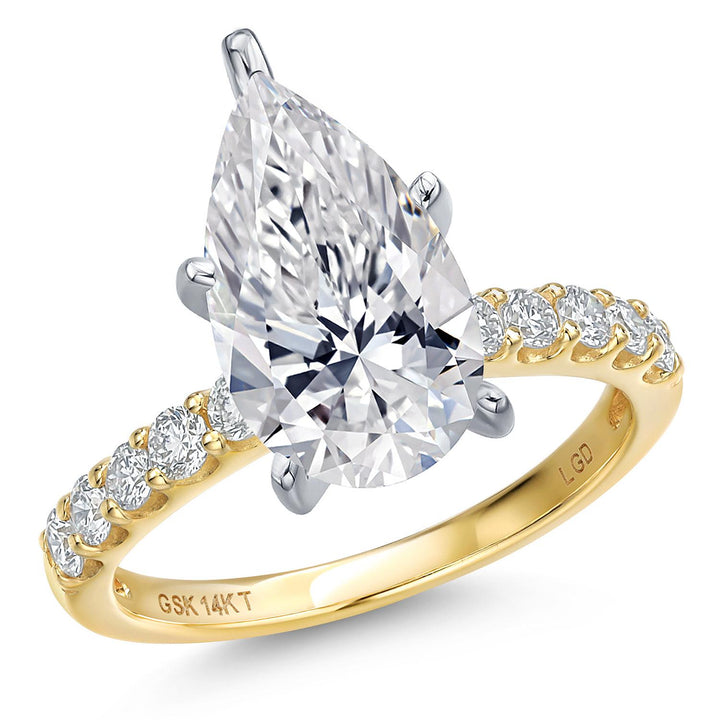 E - F_Center 5ct_Ring in 14K Two Tone Gold