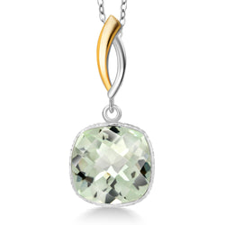 Pendant in 925 Sterling Silver and 10K Yellow Gold