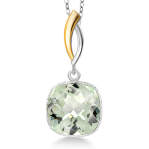 Pendant in 925 Sterling Silver and 10K Yellow Gold