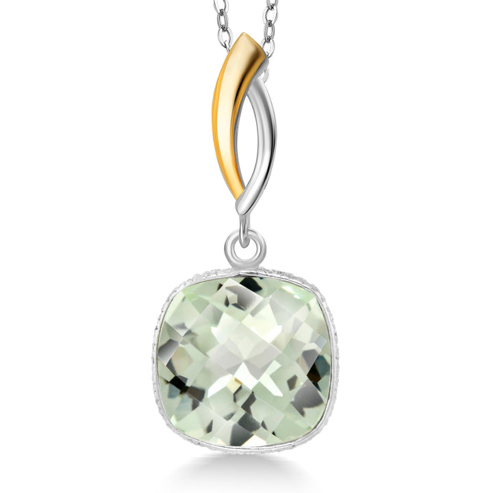 Pendant in 925 Sterling Silver and 10K Yellow Gold