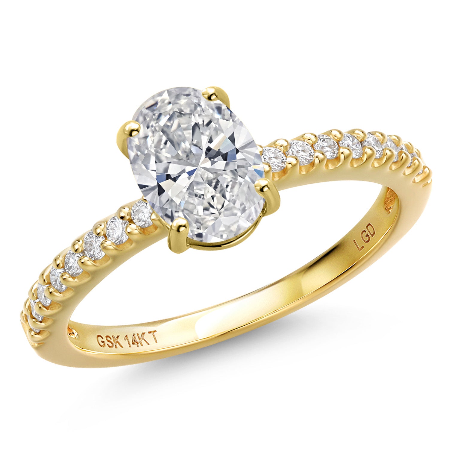Center 1ct_8_Ring in 14K Yellow Gold