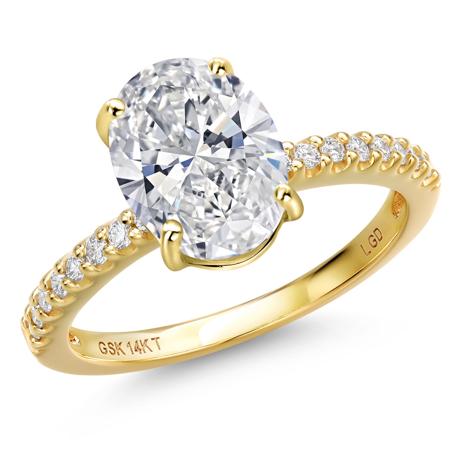 Center 2ct_6_Ring in 14K Yellow Gold