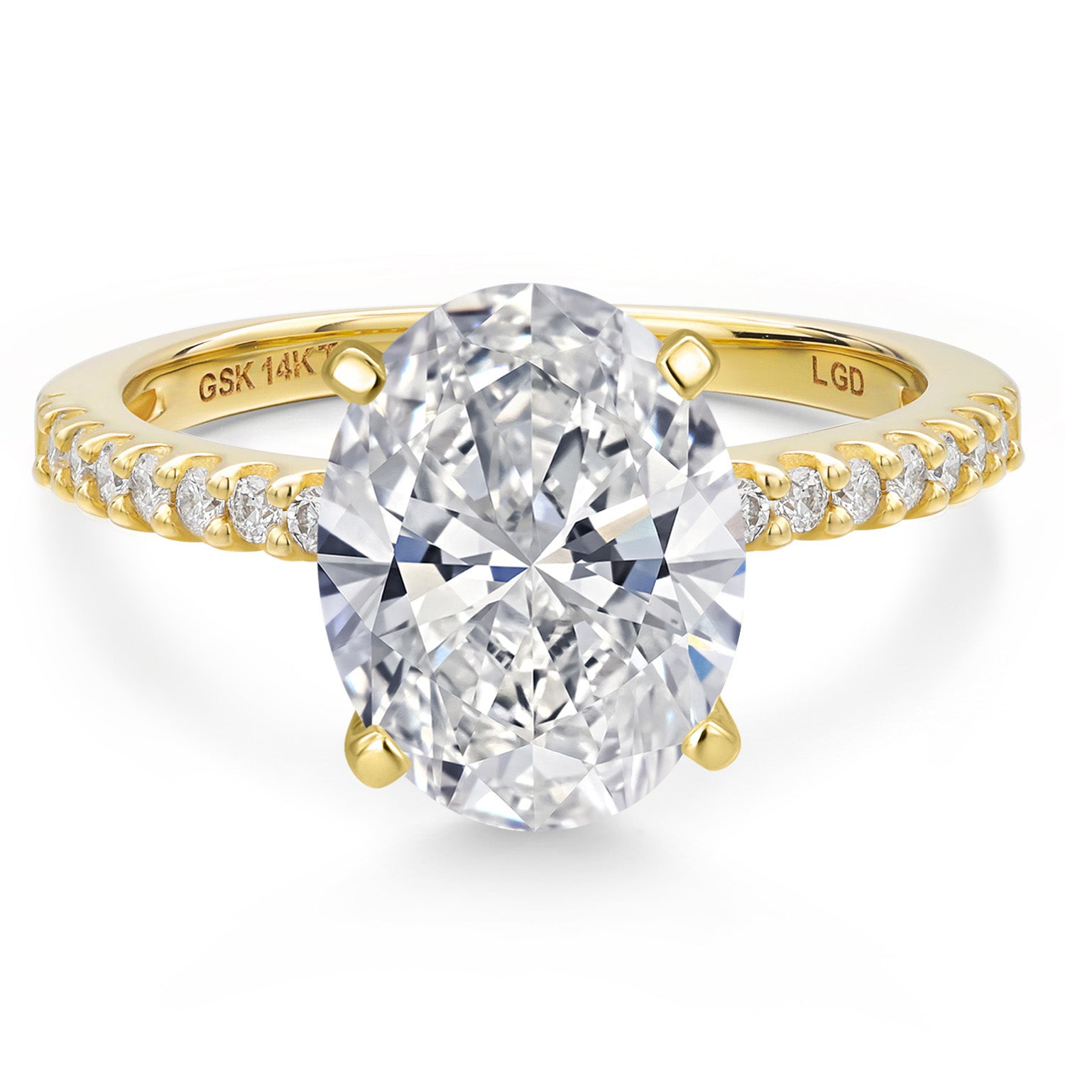 Center 3ct_Ring in 14K Yellow Gold