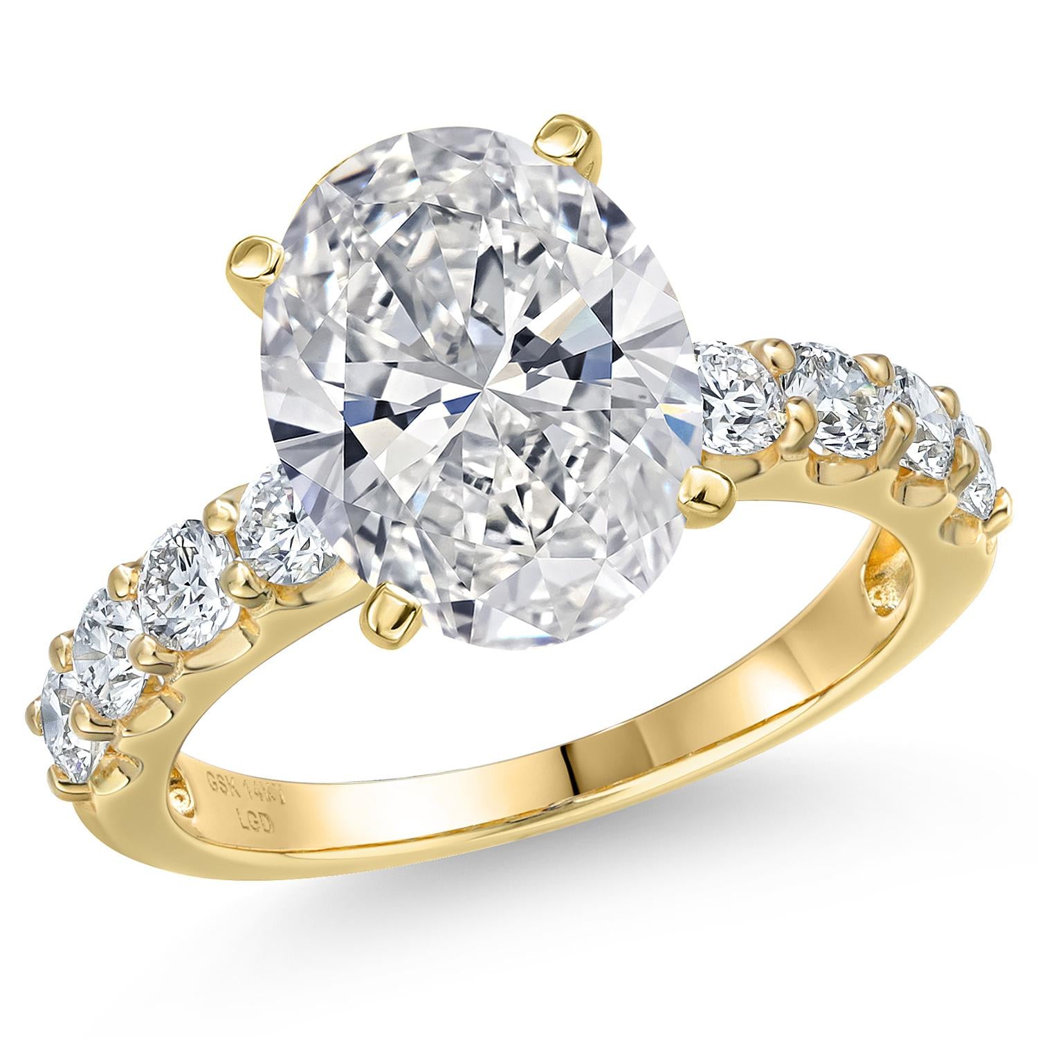 Center 4ct_6_Ring in 14K Yellow Gold