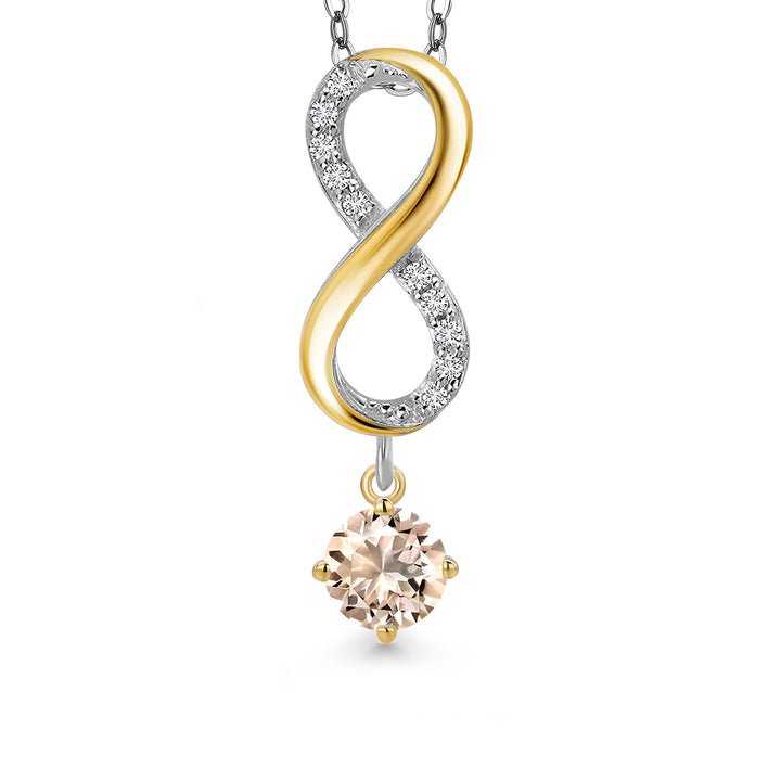 Pendant in 925 Sterling Silver and 10K Yellow Gold