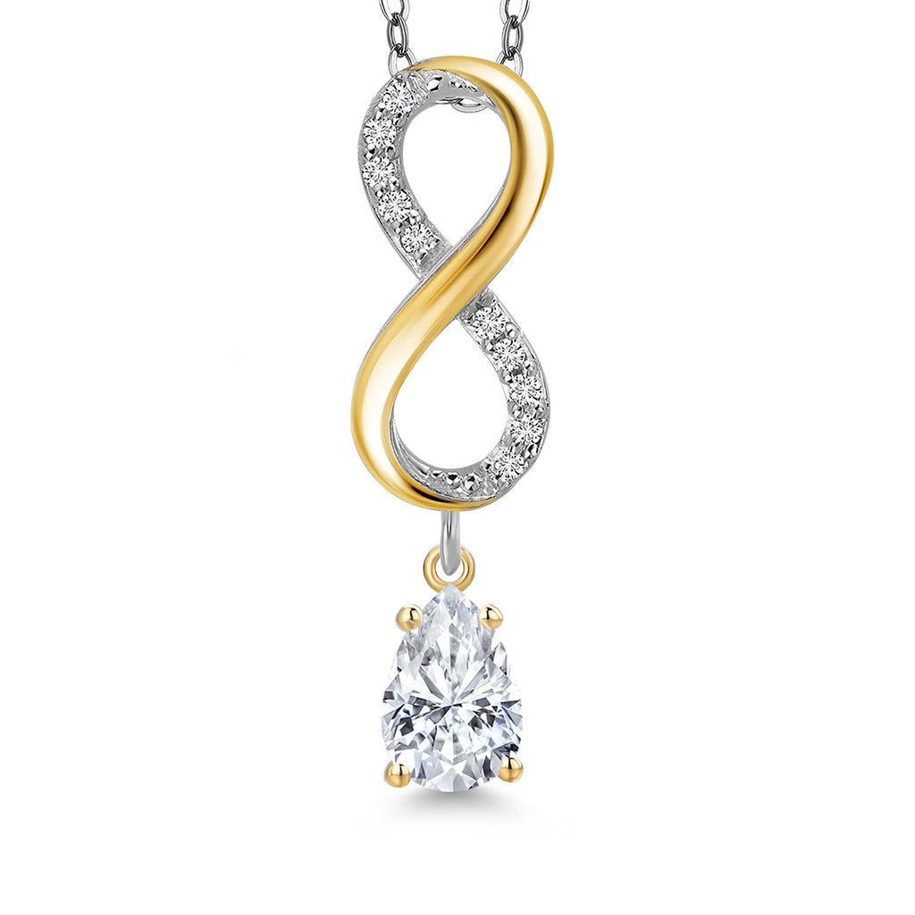 Pendant in 925 Sterling Silver and 10K Yellow Gold