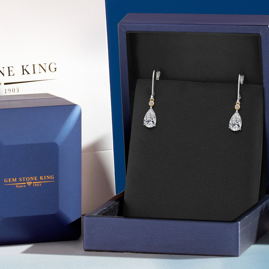 D - E and E - F_Earrings in 925 Sterling Silver and 10K Yellow Gold