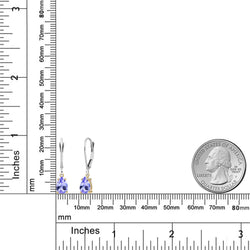 Earrings in 925 Sterling Silver and 10K Yellow Gold