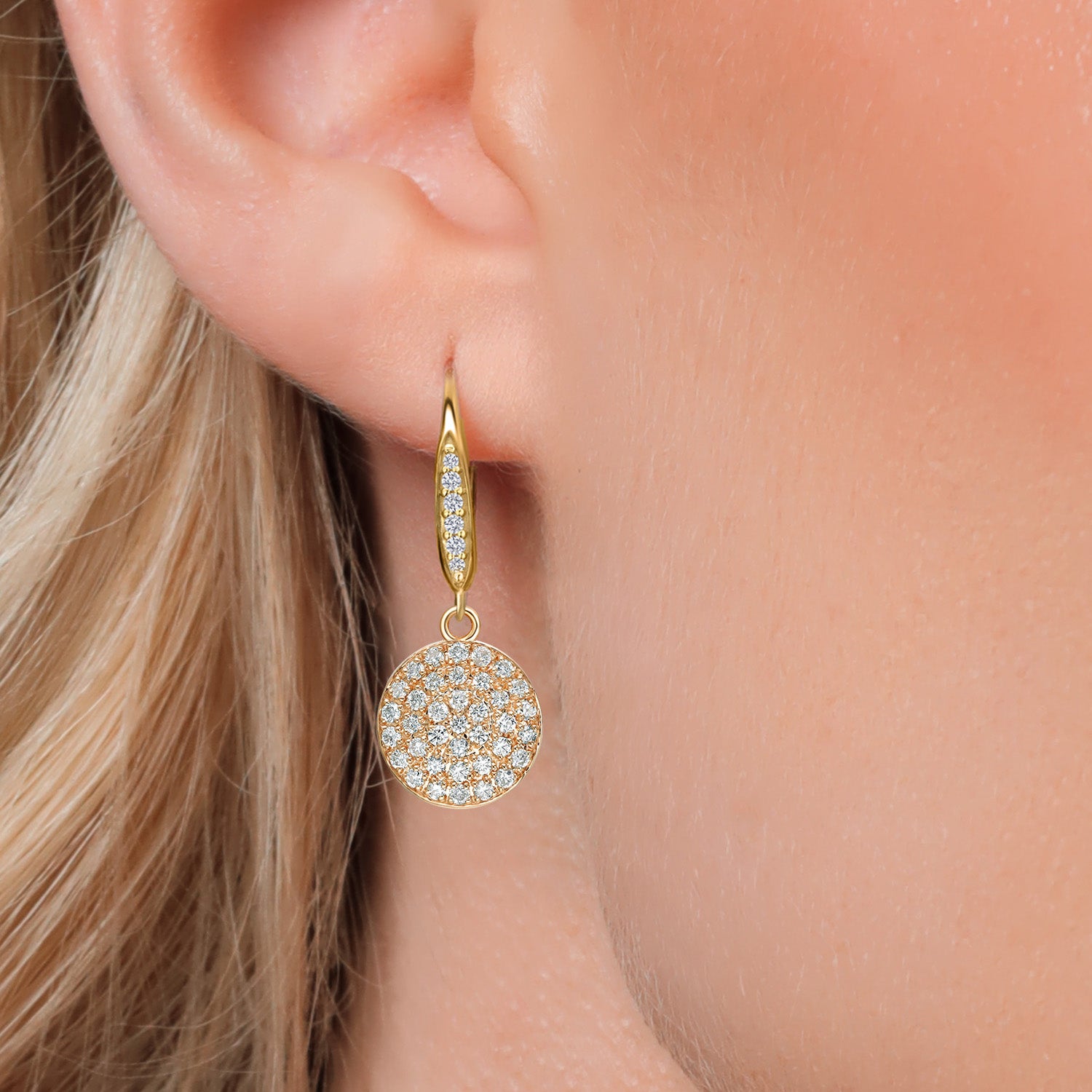 Earrings in 10K Yellow Gold