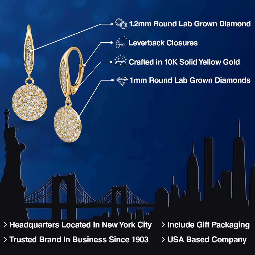 Earrings in 10K Yellow Gold