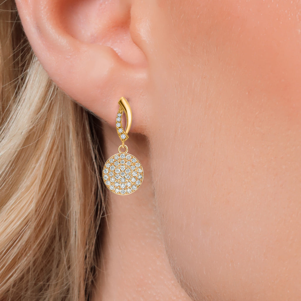 Earrings in 10K Yellow Gold