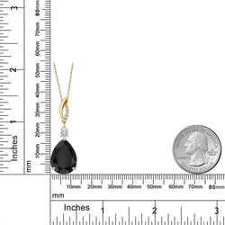 Pendant in 925 Sterling Silver and 10K Yellow Gold