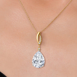 Pendant in 925 Sterling Silver and 10K Yellow Gold