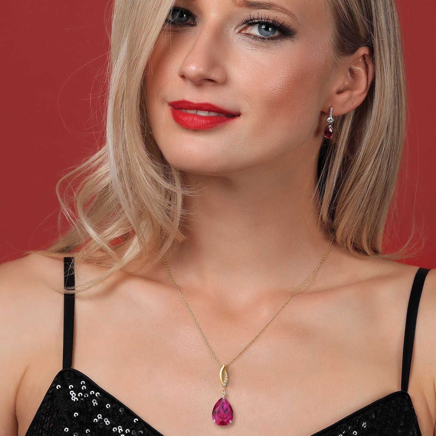 Pendant in 925 Sterling Silver and 10K Yellow Gold