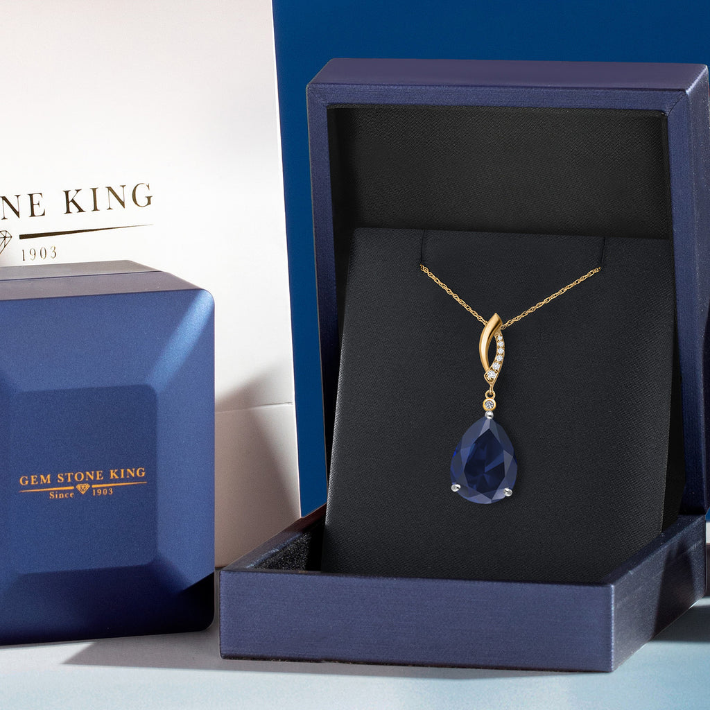 Pendant in 925 Sterling Silver and 10K Yellow Gold