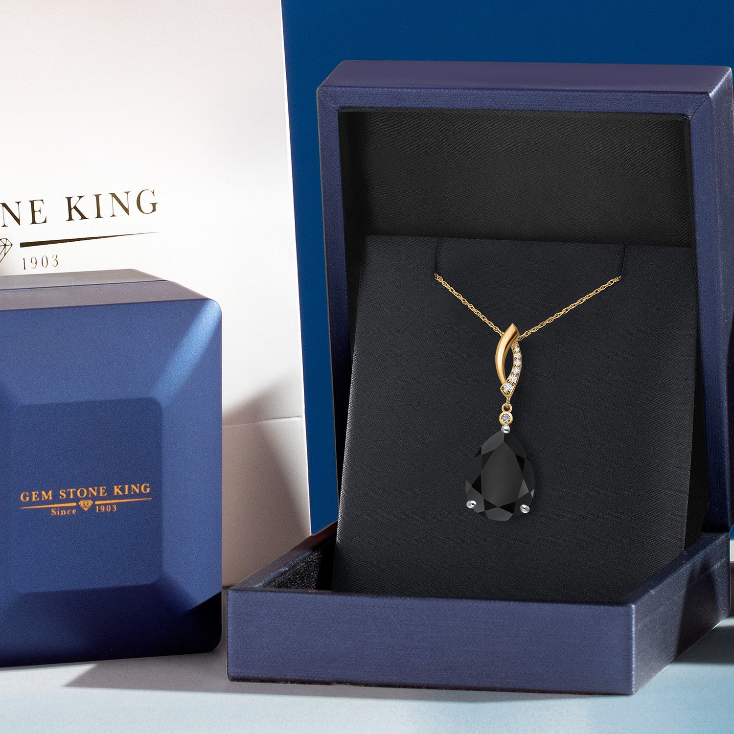 Pendant in 925 Sterling Silver and 10K Yellow Gold