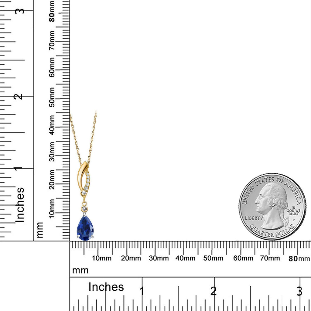 Pendant in 925 Sterling Silver and 10K Yellow Gold