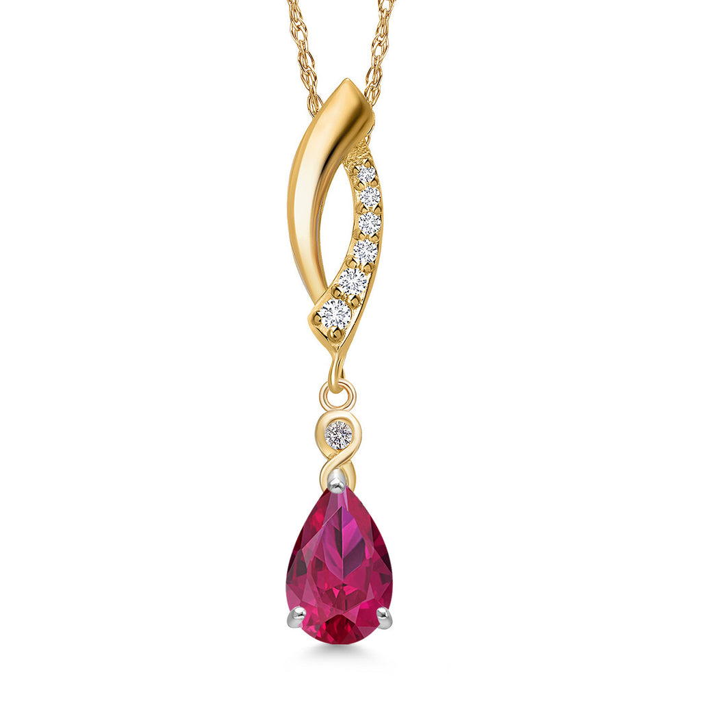 Pendant in 925 Sterling Silver and 10K Yellow Gold