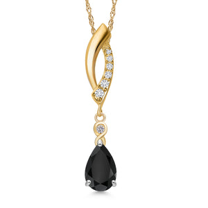 Pendant in 925 Sterling Silver and 10K Yellow Gold