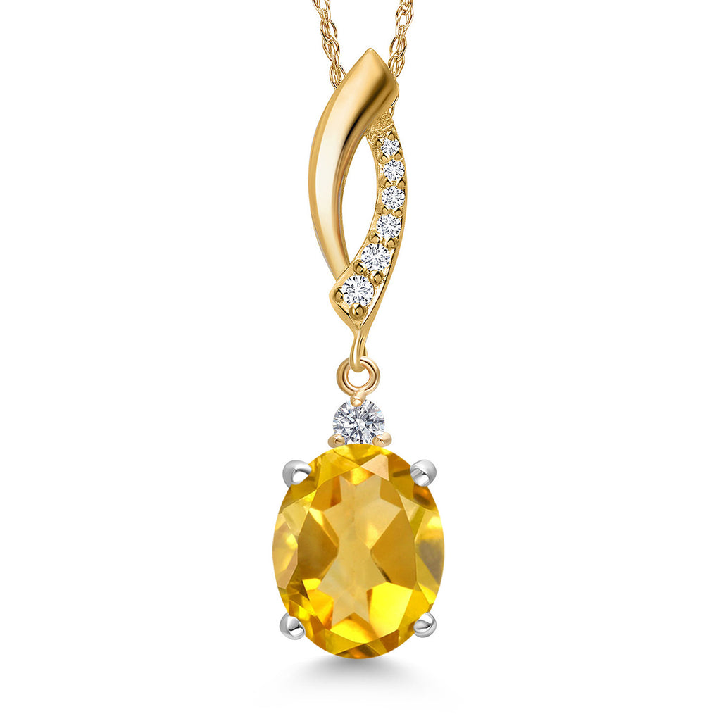 Pendant in 925 Sterling Silver and 10K Yellow Gold
