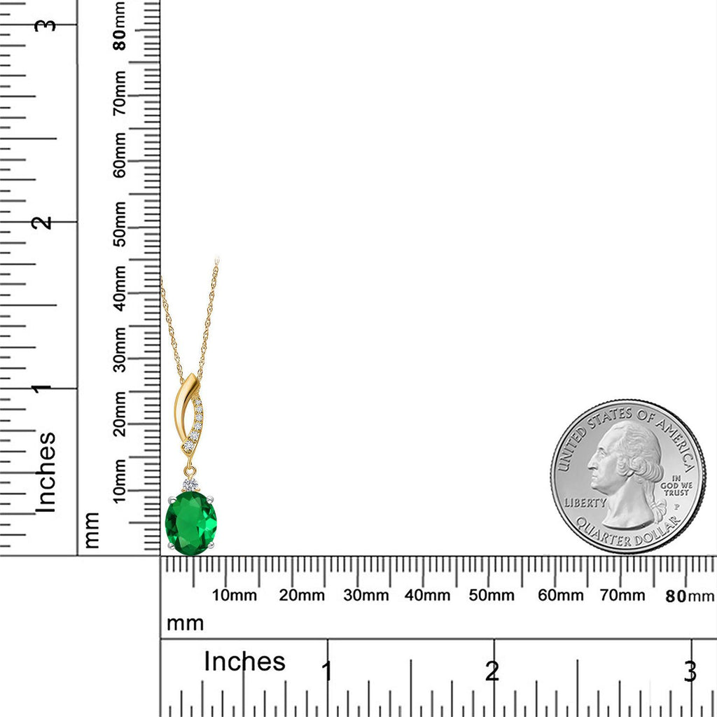 Pendant in 925 Sterling Silver and 10K Yellow Gold