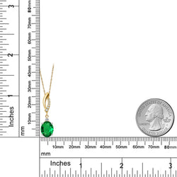 Pendant in 925 Sterling Silver and 10K Yellow Gold