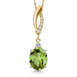 Pendant in 925 Sterling Silver and 10K Yellow Gold