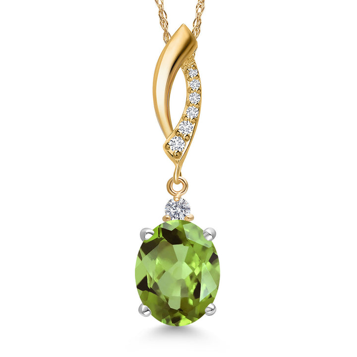 Pendant in 925 Sterling Silver and 10K Yellow Gold