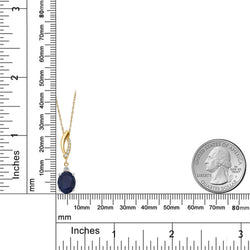 Pendant in 925 Sterling Silver and 10K Yellow Gold