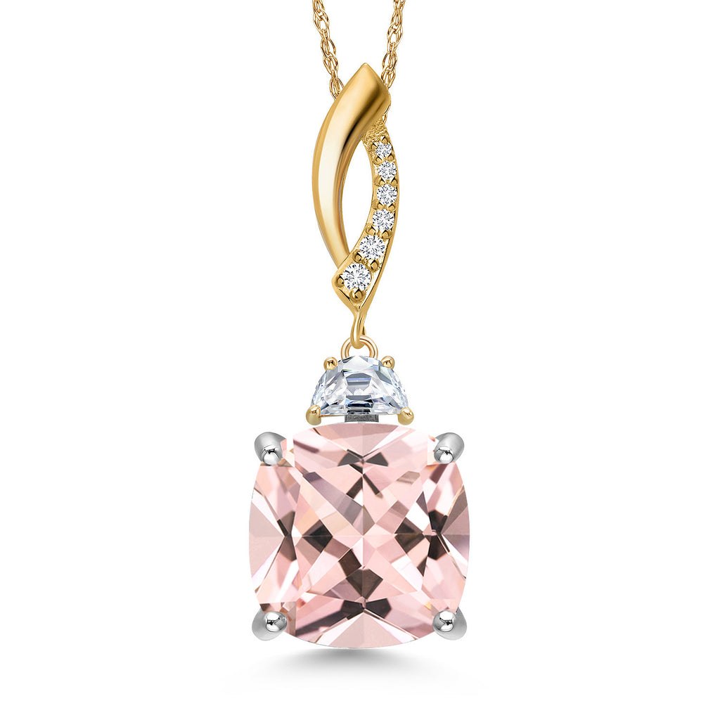 Pendant in 925 Sterling Silver and 10K Yellow Gold