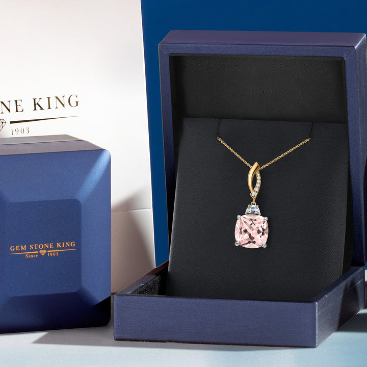 Pendant in 925 Sterling Silver and 10K Yellow Gold