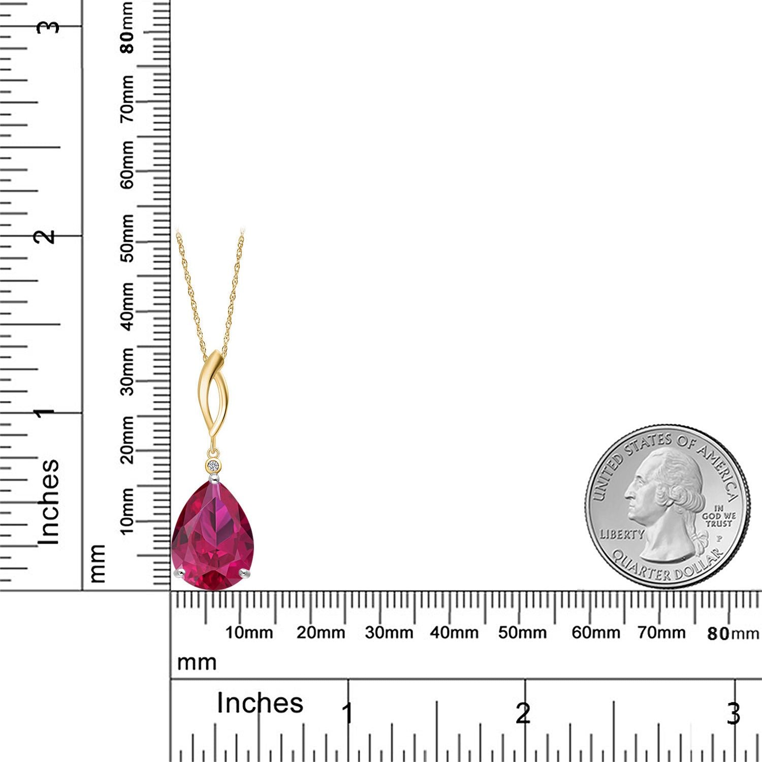 Pendant in 925 Sterling Silver and 10K Yellow Gold